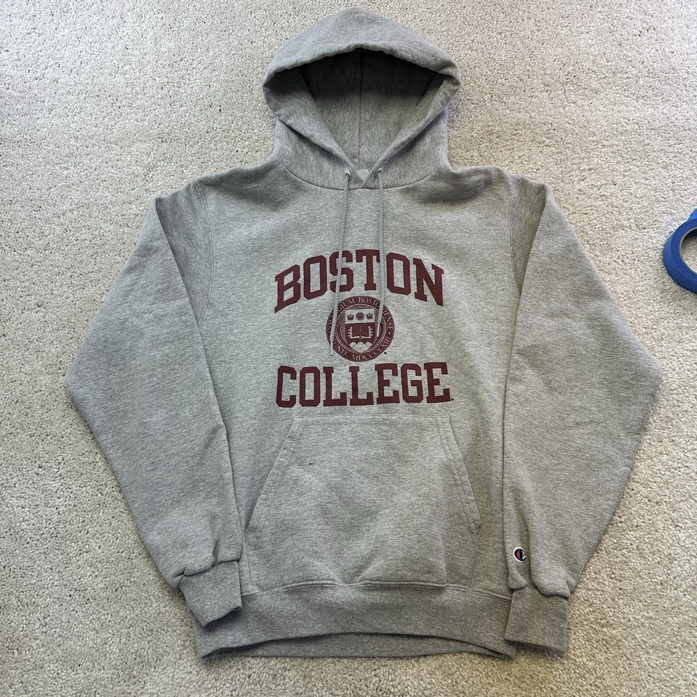 Boston College Hoodie Champion Heavyweight Sz Small